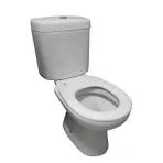 Duravit wc combi Dune 0250.09 zadní rovný odpad vč. nádrže boční/spodní napoštění 0921.00/0921.10 a výpustní armatury 93604.81 bílý