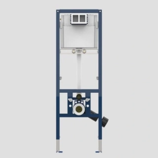 Sanit modul pro závěsné WC samonosný 995M INEO 1185mm vč. ovládacího tlačítka bílé 90.502.00.0000