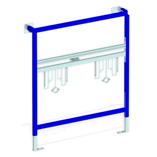 Sanit modul pro dvojumyvadlo samonosný 995 1185mm 90.613.00.0000