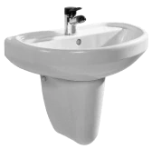 umyvadlo Jika Rigo H81421.2 s otvorem, 62/43 cm bílé