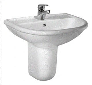 umyvadlo Jika Festa H81072.21 s otvorem, 60 cm bílé