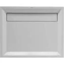 sprchová vanička Duravit 2nd floor 80/120/4 cm s čelním panelem se skrytým odpadním odtokem bílá